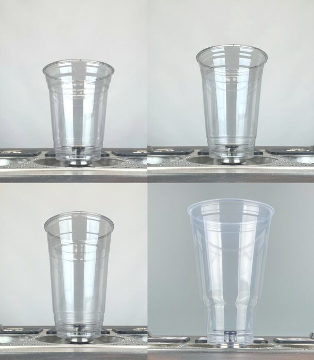 Single use plastic cups