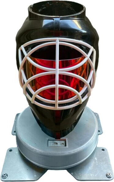 Hockey helmet housing